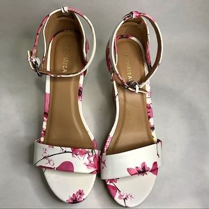 Le Chateau Strappy Cork Wedge Sandal